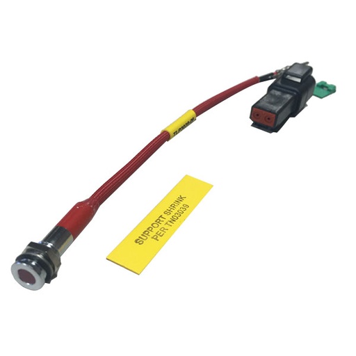 [RX1-05-14757] Tanis Indicator Light LED 8MM - 6 Inch Lead With Pin Connector - 230 Volt Talp-06-2