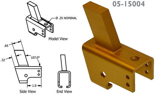 [RX1-05-15035] Fwd Right Hand MC1414104-61B Seat Roller Housing And Bracket Assembly