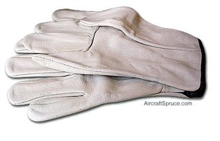 [RX1-12-05155] Cow Hide Welding Gloves-Large