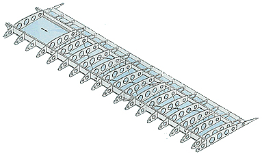 [RX1-05-30200] Rear Wing Spar 4-3/4