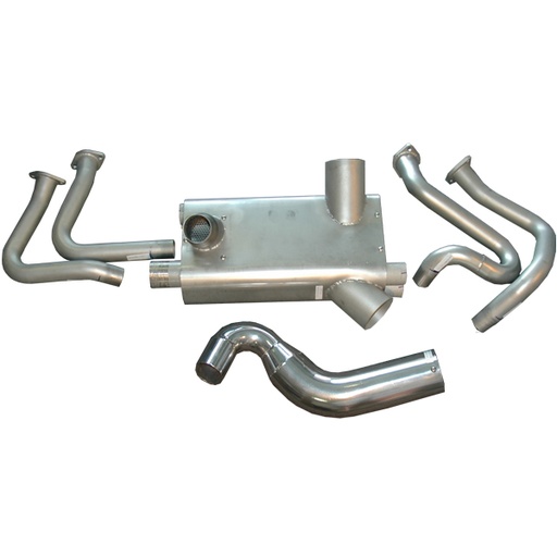 [RX1-08-05958] Power Flow Exhaust C172/0320 Short Stack Polished