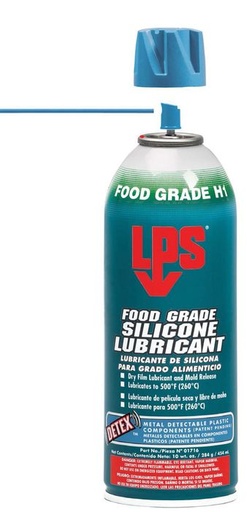 [RX1-09-04052] LPS 01716 Food Grade Silicone Lubricant 10Oz Aerosol
