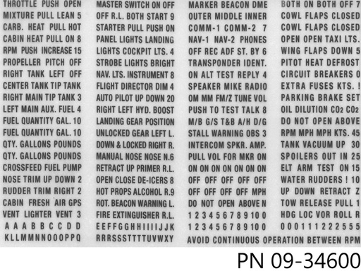 [RX1-09-34700] Dry Transfer Set White - Large