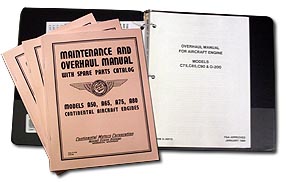 [RX1-13-03751] Continental A-65 Ovhl/Maint/Pt #A-A40