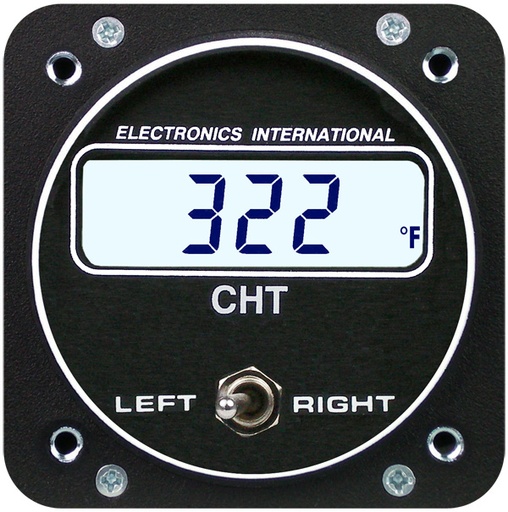 [RX1-10-01661] Electronics International C-2 Twin Engine CHT Two Channel 2-1/4 TSO