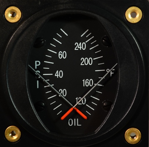[RX1-10-04054] Swift 2-1/4 Dual Oil Temperature 100-260F 80PSI