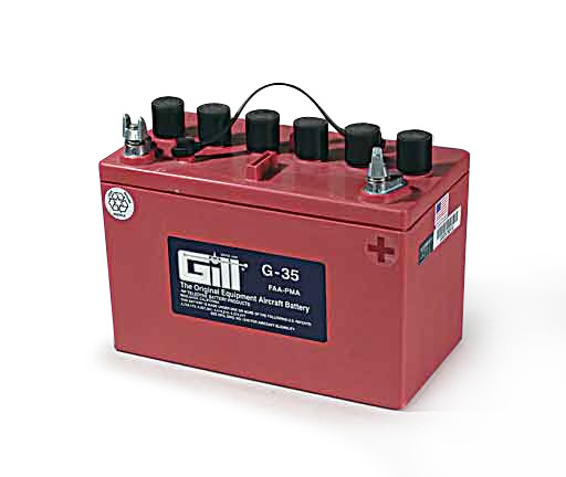[RX1-11-01832] Gill Battery G-35 With Acid