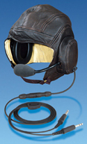 [RX1-11-05364] Lynx Micro Pilot Relai Systems Large Leather Helmet