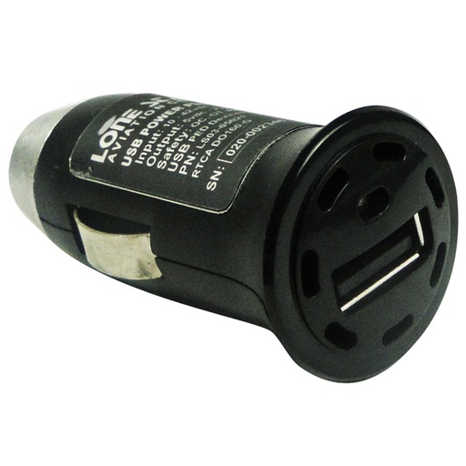 [RX1-11-10454] LONESTAR USB POWER CONVERTER CIG 2-1/4