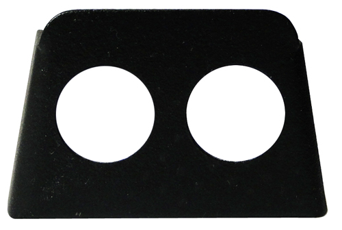 [RX1-11-11979] Bracket 2 Hole For Nexus Jack Aluminum Black