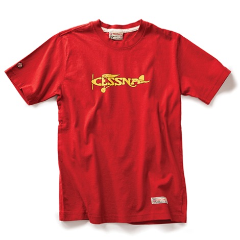 [RX1-13-05304] Cessna Heritage T-Shirt Red Lg