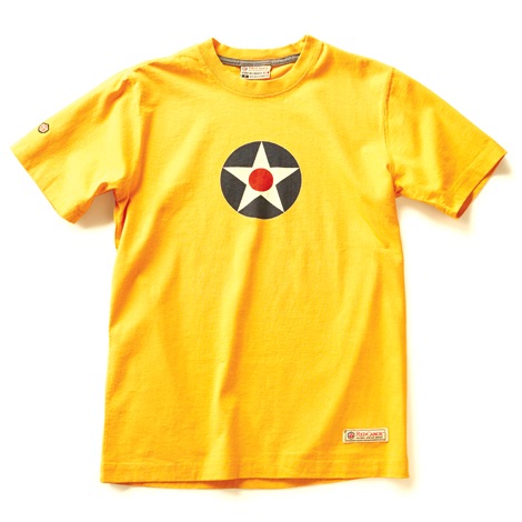 [RX1-13-05330] Us Roundel T-Shirt Yellow Med