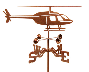 [RX1-13-07220] Helicopter Garden Weathervane