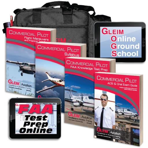 [RX1-13-11650] Gleim Deluxe Commercial Pilot Kit