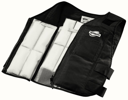 [RX1-13-14955-2XL] Techkewl Phase Change Cooling Vest-Black