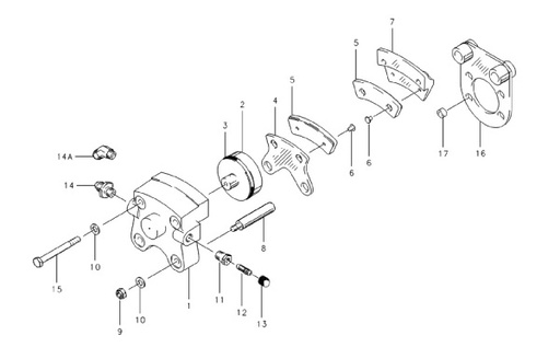 [RX1-30-63A] Cleveland Brake Assembly 30-63A