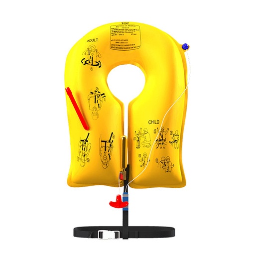 [RX1-13-12684] EAM Uxf-35 Life Jacket 10 Yr Yellow Passenger