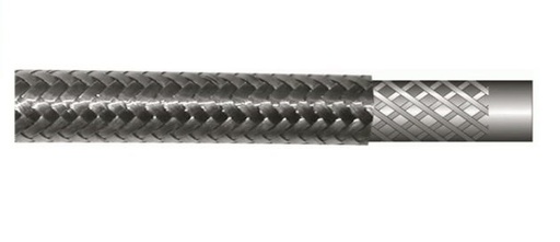 [RX1-04-03657] Stainless Steel Double Braided Racing Hose - 06