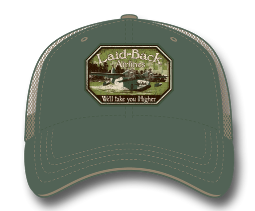 [RX1-13-17554] LAID BACK AIRLINES SAGE SOFTEE CAP