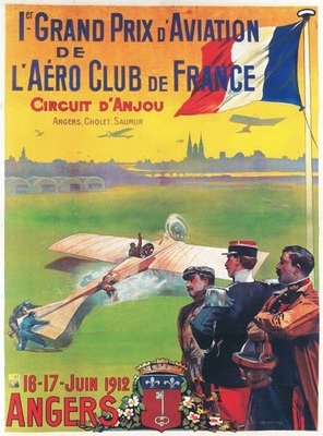 [RX1-13-17759] First Aviation Grand Prix Postcard