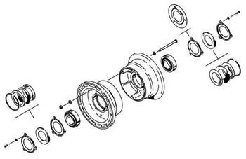 [RX1-06-00368] Cleveland Nosewheel # 40-76A
